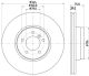 HELLA Bremsscheibe 8DD 355 128-381