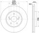 HELLA Bremsscheibe 8DD 355 111-681