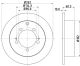 HELLA Bremsscheibe 8DD 355 118-661