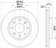 HELLA Bremsscheibe 8DD 355 111-781