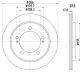 HELLA Bremsscheibe 8DD 355 111-791