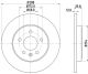 HELLA Bremsscheibe 8DD 355 111-811