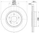 HELLA Bremsscheibe 8DD 355 111-851