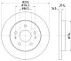 HELLA Bremsscheibe 8DD 355 111-971
