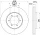 HELLA Bremsscheibe 8DD 355 111-991