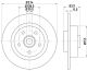HELLA Bremsscheibe 8DD 355 112-361