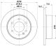 HELLA Bremsscheibe 8DD 355 117-641