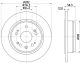 HELLA Bremsscheibe 8DD 355 112-451