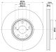 HELLA Bremsscheibe 8DD 355 112-861