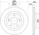 HELLA Bremsscheibe 8DD 355 112-931