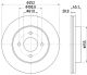 HELLA Bremsscheibe 8DD 355 112-961