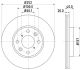 HELLA Bremsscheibe 8DD 355 112-981