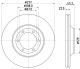 HELLA Bremsscheibe 8DD 355 113-041