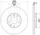 HELLA Bremsscheibe 8DD 355 113-321