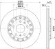 HELLA Bremsscheibe 8DD 355 113-341