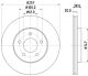 HELLA Bremsscheibe 8DD 355 113-351
