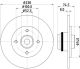 HELLA Bremsscheibe 8DD 355 123-351
