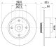 HELLA Bremsscheibe 8DD 355 123-241
