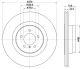 HELLA Bremsscheibe 8DD 355 120-241