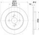HELLA Bremsscheibe 8DD 355 113-601
