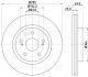 HELLA Bremsscheibe 8DD 355 113-621