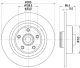 HELLA Bremsscheibe 8DD 355 123-321