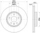 HELLA Bremsscheibe 8DD 355 128-711