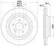HELLA Bremsscheibe 8DD 355 128-751