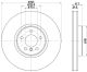 HELLA Bremsscheibe 8DD 355 129-311