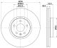HELLA Bremsscheibe 8DD 355 129-511
