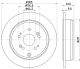 HELLA Bremsscheibe 8DD 355 118-901