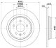 HELLA Bremsscheibe 8DD 355 120-371