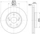 HELLA Bremsscheibe 8DD 355 118-951