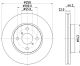 HELLA Bremsscheibe 8DD 355 114-311