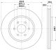HELLA Bremsscheibe 8DD 355 119-001