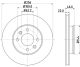 HELLA Bremsscheibe 8DD 355 119-011