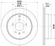 HELLA Bremsscheibe 8DD 355 128-821