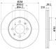 HELLA Bremsscheibe 8DD 355 114-451