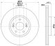 HELLA Bremsscheibe 8DD 355 118-161