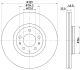 HELLA Bremsscheibe 8DD 355 114-491