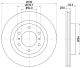 HELLA Bremsscheibe 8DD 355 119-081