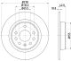 HELLA Bremsscheibe 8DD 355 119-111