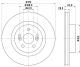 HELLA Bremsscheibe 8DD 355 128-861