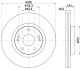 HELLA Bremsscheibe 8DD 355 114-671