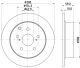 HELLA Bremsscheibe 8DD 355 119-121
