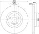 HELLA Bremsscheibe 8DD 355 119-131
