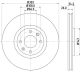HELLA Bremsscheibe 8DD 355 119-161