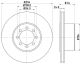 HELLA Bremsscheibe 8DD 355 117-481