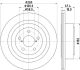 HELLA Bremsscheibe 8DD 355 115-121