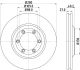 HELLA Bremsscheibe 8DD 355 115-231